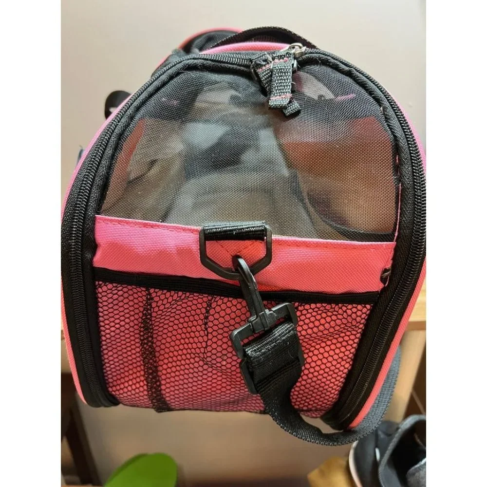Small Coastal Pet Bergan Heather Berry Multi-Entry & Compartment Pet Carrier